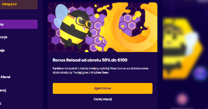 wazbee casino bonus